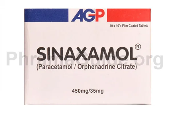 Sinaxamol Uses and Indications