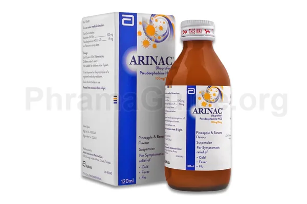 Arinac Syrup Uses and Indications