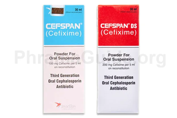 Cefspan Syrup Uses and Indications